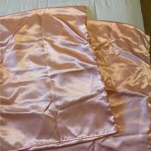 Silky Pink Satin like pillowcases